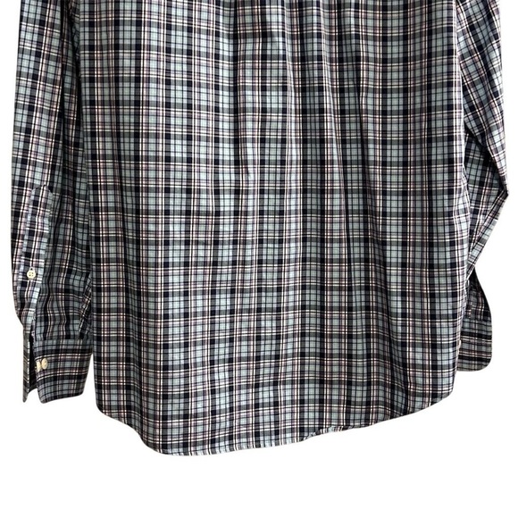 Peter Millar Men's Plaid Button-Crown Ease Down Shirt Size L Long Sleeve - Picture 13 of 15